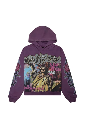 GODSPEED Vandal graphic-print hoodie - Purple