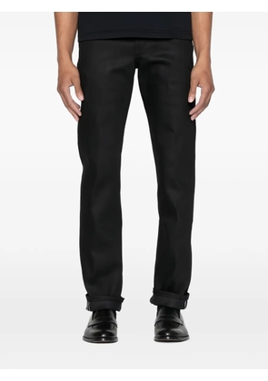 Naked and Famous Weird Guy Black Cobra stretch-selvedge denim jeans