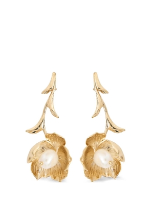 ERDEM floral-shape earrings - Gold