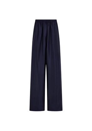 Ferragamo silk trousers - Blue