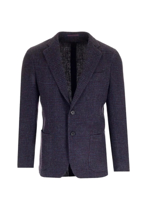 Al Duca D’Aosta 1902 check-pattern blazer - Blue