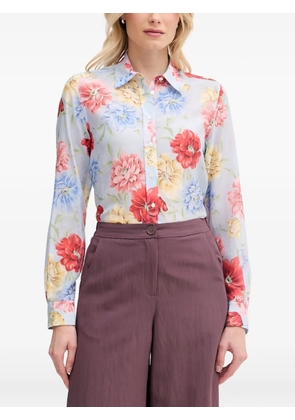 Gant floral-print long-sleeve shirt - Blue