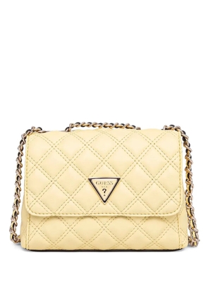 GUESS USA Giully quilted cross body bag - Yellow