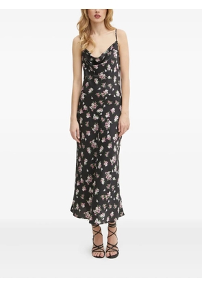 GUESS USA floral-print maxi dress - Black