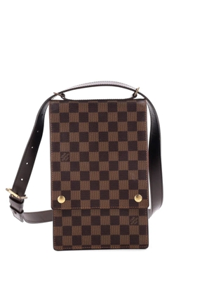 Louis Vuitton Pre-Owned Portobello Messenger Damier crossbody bag - Brown