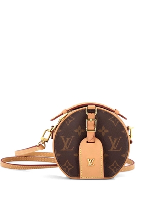 Louis Vuitton Pre-Owned Mini Boite Chapeau Bag Monogram Canvas crossbody bag - Brown