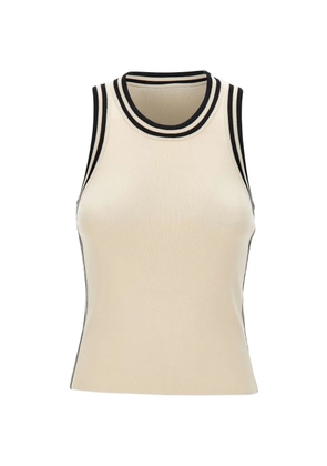 kaos Icona contrast-trim tank top - Neutrals