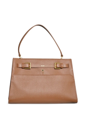 no:rae medium Valegro leather tote bag - Brown