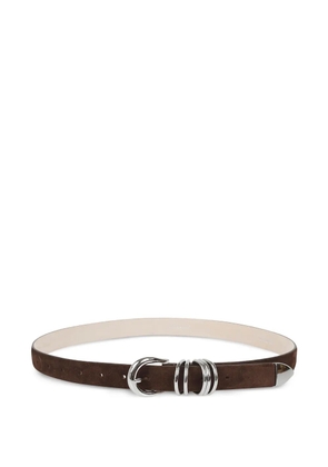 Déhanche Hollyhock suede belt - Brown