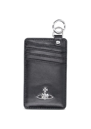 Vivienne Westwood logo-debossed card holder - Black