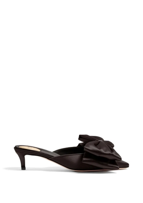 Valentino Garavani Yolande satin mules 45mm - Black