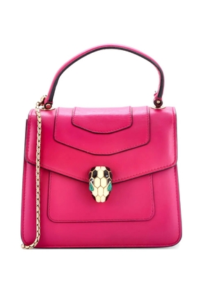 Bvlgari Pre-Owned Serpenti Forever Top Handle Bag Leather Medium satchel - Pink