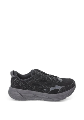 HOKA Clifton L suede low-top sneakers - Black
