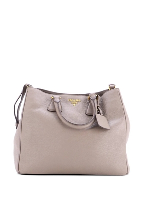Prada Pre-Owned Convertible Shopper Vitello Daino Large tote bag - Grey