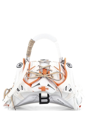 Balenciaga Pre-Owned SneakerHead Top Handle Bag Mesh and Faux Leather Small shoulder bag - White