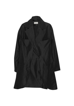 Henrik Vibskov Beetle notch-lapel coat - Black
