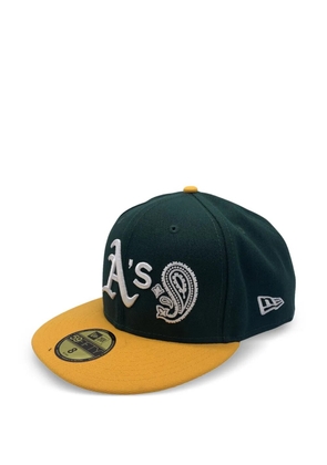 NEW ERA CAP 59FIFTY Oakland Athletics patchwork paisley fitted cap - Green
