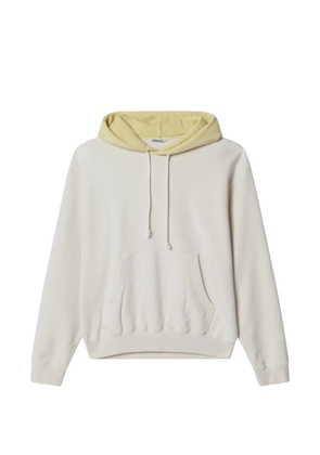 Auralee drawstring pouch-pocket hoodie - Neutrals