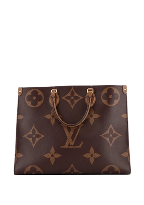 Louis Vuitton Pre-Owned OnTheGo Reverse Monogram Giant GM tote bag - Brown