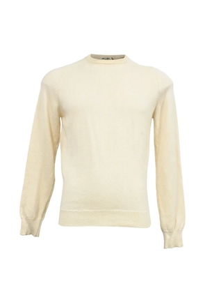 Saint Laurent Pre-Owned knitted crewneck sweater - Neutrals