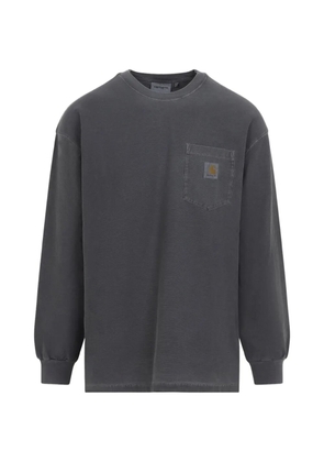Carhartt WIP logo-patch pocket T-shirt - Grey
