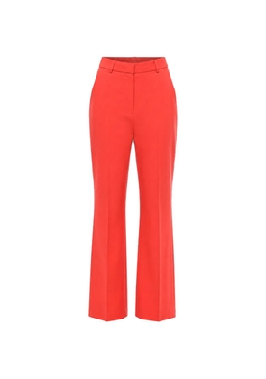 David Koma high-waist wool pants - Red