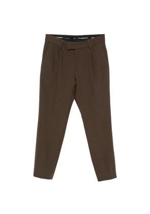 Karl Lagerfeld pleated-design trousers - Brown