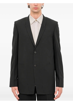 Rick Owens Concordian button-fastening suit jacket - Black