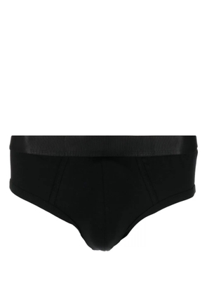 CDLP logo-waistband briefs - Black