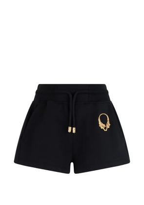 Roberto Cavalli tiger-motif drawstring shorts - Black