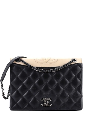 CHANEL Pre-Owned Ballerine Flap Bag Quilted Lambskin Medium shoulder bag - Black