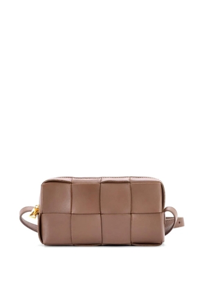 Bottega Veneta Pre-Owned Brick Cassette Maxi Intrecciato Leather Small shoulder bag - Brown