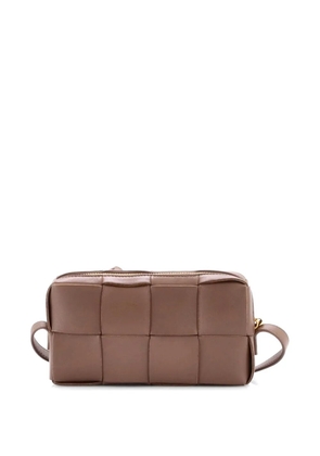 Bottega Veneta Pre-Owned Brick Cassette Maxi Intrecciato Leather Small shoulder bag - Brown