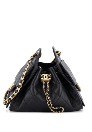 CHANEL Pre-Owned 25 Quilted Caviar Mini hobo bag - Black