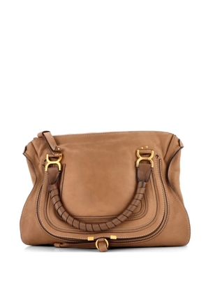 Chloé Pre-Owned Marcie Leather Large shoulder bag - Brown