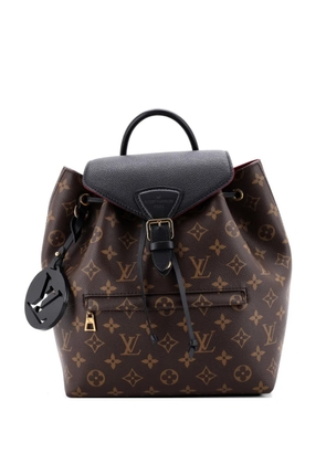 Louis Vuitton Pre-Owned Montsouris NM Monogram Canvas with Leather PM backpack - Black