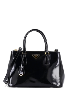 Prada Pre-Owned Double Zip Lux Tote Spazzolato Leather Small satchel - Black