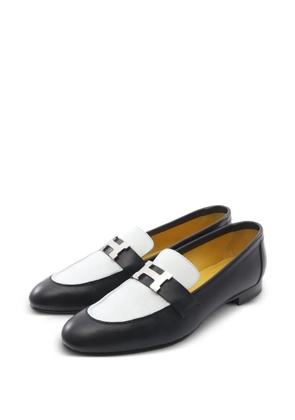 Hermès Pre-Owned 2010s Paris leather loafers - Black