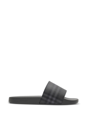 Burberry Check slides - Black