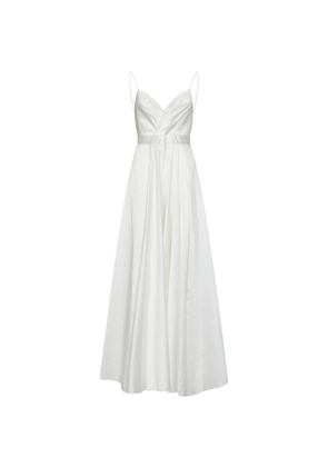 Blanca Vita wrap-front maxi dress - White