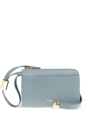 Furla Laura Medium embossed-logo wallet - Blue