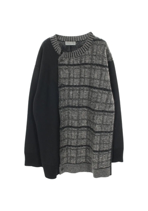 Yohji Yamamoto Pre-Owned 2010s check-pattern cardigan - Grey