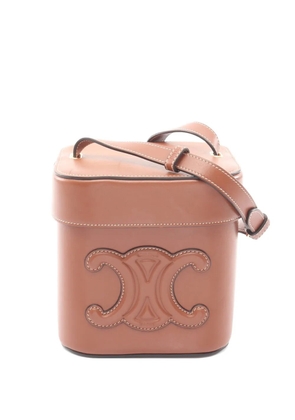 Celine Pre-Owned 2010s Cuir Triomphe leather bucket bag - Brown