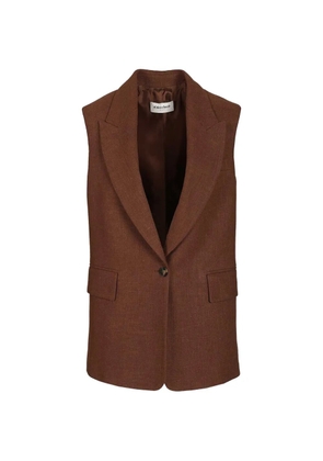 Al Duca D’Aosta 1902 single-breasted waistcoat - Brown