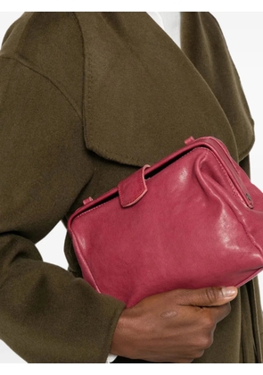 SOMMET Luma leather shoulder bag - Red
