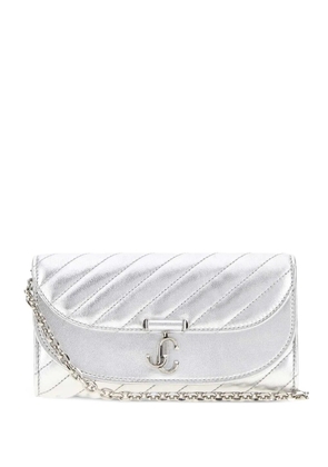 Jimmy Choo Avenue quilted wallet bag - Metallic