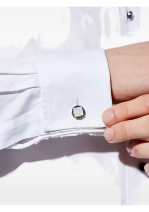 Ferragamo mismatching geometric cufflinks - Silver