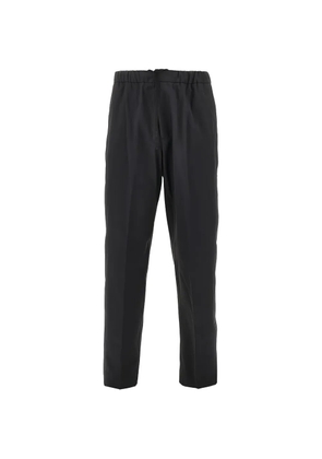 Laminar elasticated-waist trousers - Black