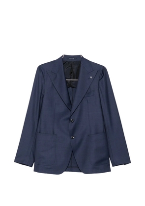 Tagliatore peak-lapel single-breasted suit - Blue