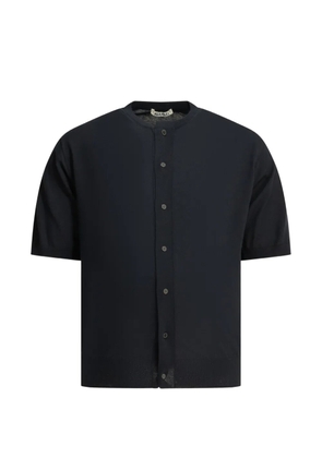 Auralee button-up short-sleeve shirt - Blue